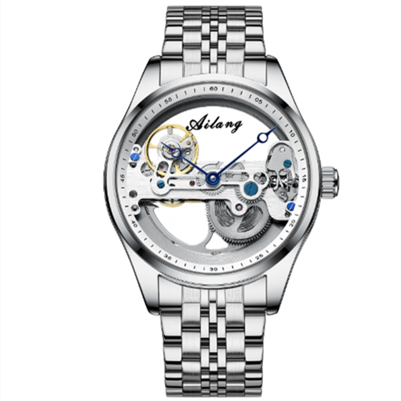 Automatic Mechanical Watch Creative Hollow Male Watch Generation Silicone Band Watch - Image 16
