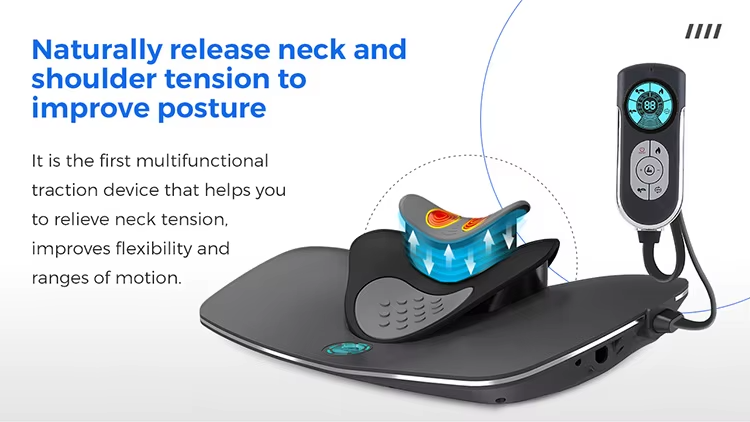 Electric Heat Therapy Massage Products Cervical Massager Traction Machine Pillow For Neck And Shoulder Massage - Image 15