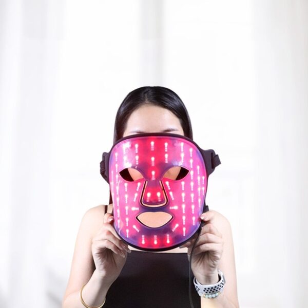 Led Silicone Mask Instrument Photon Rejuvenation Large Row Lamp 7 Color Red Blue Spectrometer - Image 8