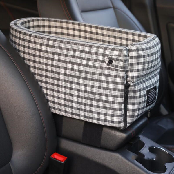 Portable Pet Dog Car Seat Central Control Nonslip Dog Carriers Safe Car Armrest Box Booster Kennel Bed For Small Cat Dog Travel - Image 8