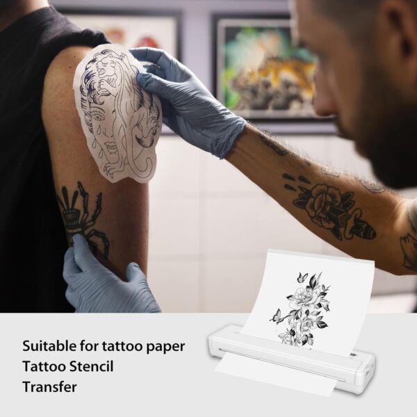 Cross-border A4 Printer Bluetooth Connection Wireless Mobile Phone Computer Office Home Portable Tattoo Printer - Image 21