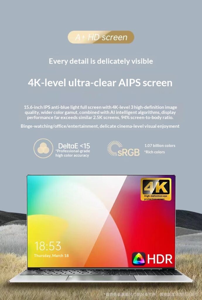 Brand-new 156-inch 14th Gen Core Ultra-thin Laptop