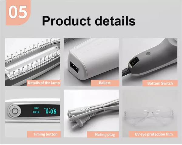 Phototherap UVB Phototherapy Instrument Ultraviolet-Lamp Home Vitiligo Psoriasis Treatment Laser - Image 11