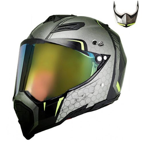 Handsome full-cover motorcycle off-road helmet - Image 2