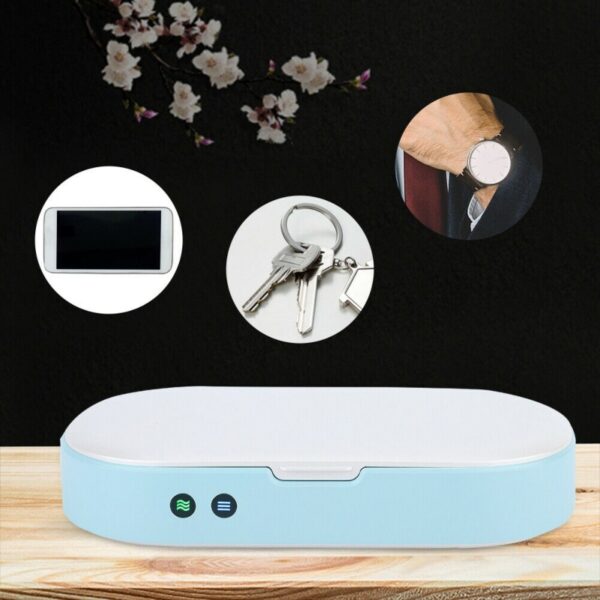 New 5V Double UV Phone Sterilizer Box Jewelry Phones Cleaner Personal Sanitizer Disinfection Box with Aromatherapy - Image 5