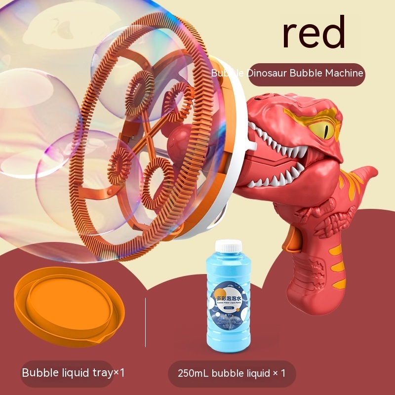Fan Dinosaur Bubble Machine Bubble Blowing Toy Children