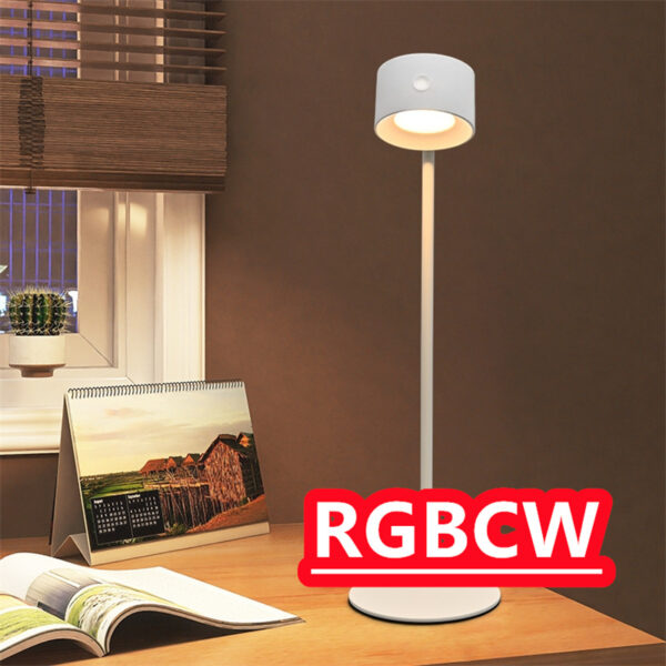 Magnetic Touchable LED USB Rechargeable Table Lamp 360 Rotate Cordless Remote Control Desk Lights Home Bedroom Wall Night Lamp - Image 19