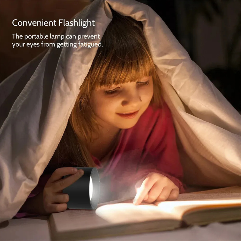 Magnetic Touchable LED USB Rechargeable Table Lamp 360 Rotate Cordless Remote Control Desk Lights Home Bedroom Wall Night Lamp - Image 5