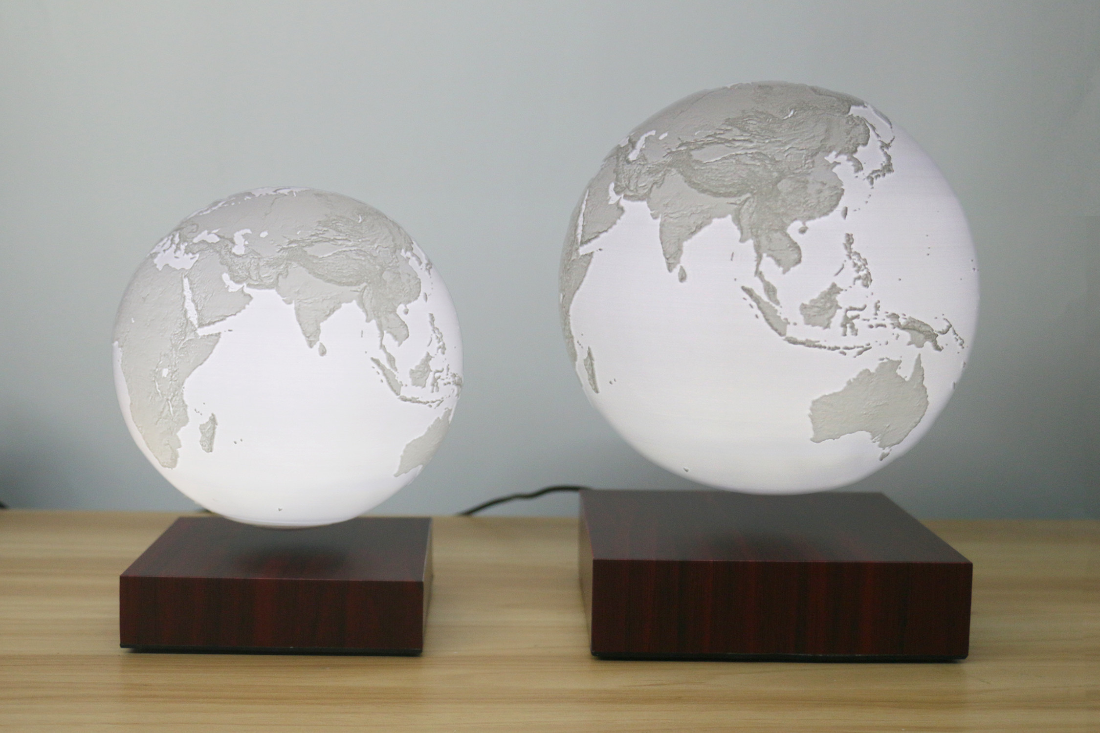 Levitating Earth Jupiter Lamp Magnetic Floating LED Night Light - Image 3