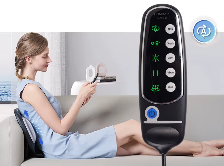 Constant Temperature Heat Therapy Multi-Frequency Vibration Stretch Simple Operation Electric Lumbar Traction Device - Image 9