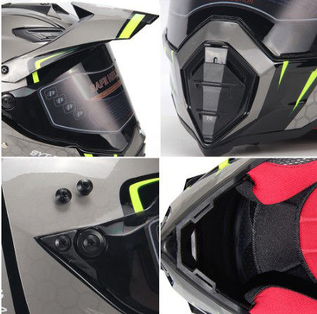 Handsome full-cover motorcycle off-road helmet - Image 9