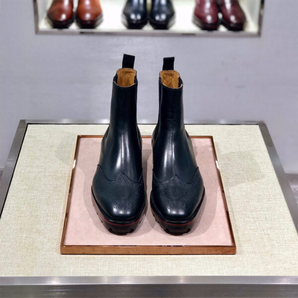 usiness casual shoes high top leather - Image 26