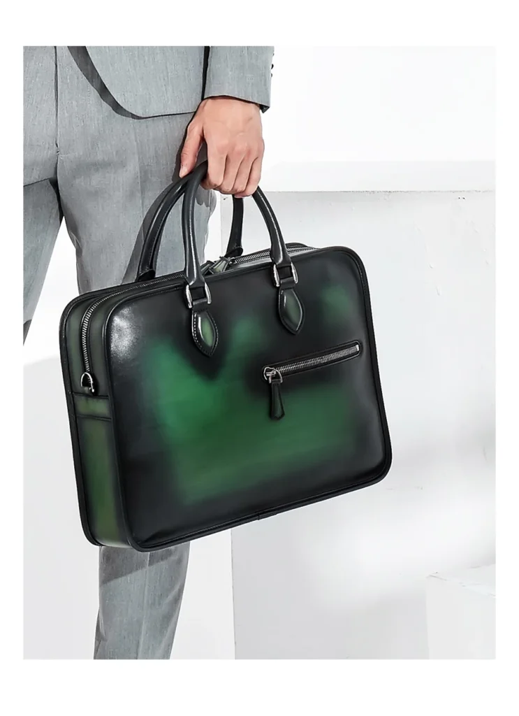 Hand-rubbed Vintage Business Bag