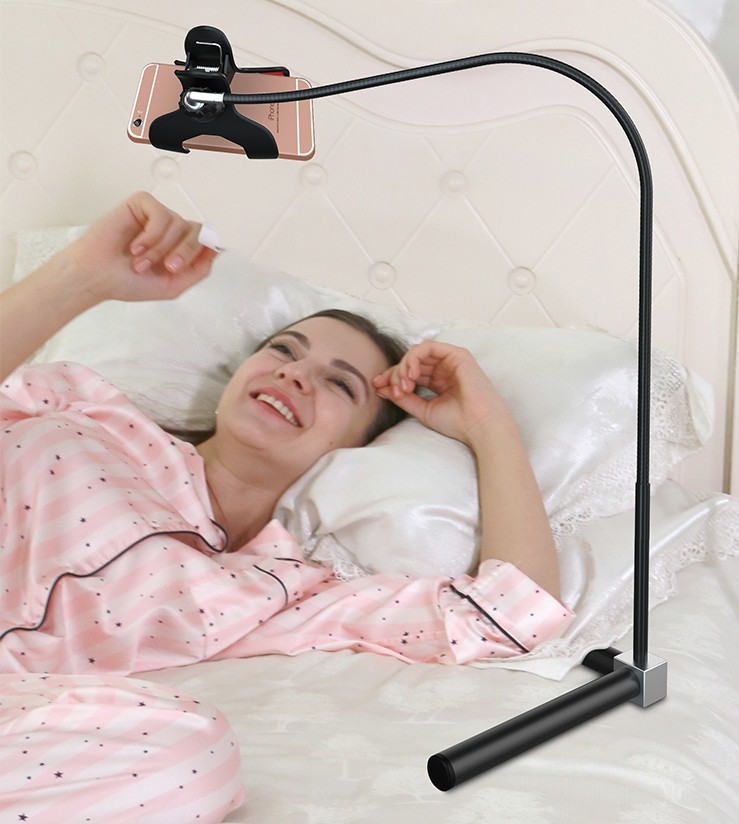 Watch TV bedside phone holder universal clip overshoot support frame - Image 1