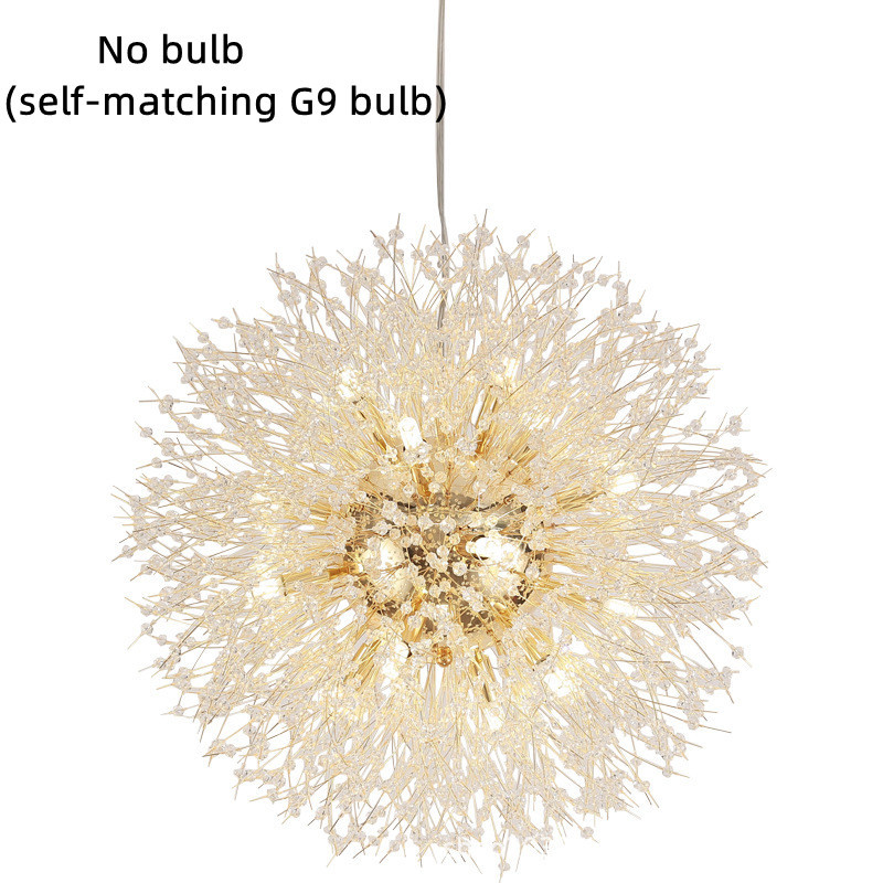 Dandelion Crystal Chandelier Restaurant Bedroom Clothing Shop Lighting - Image 18