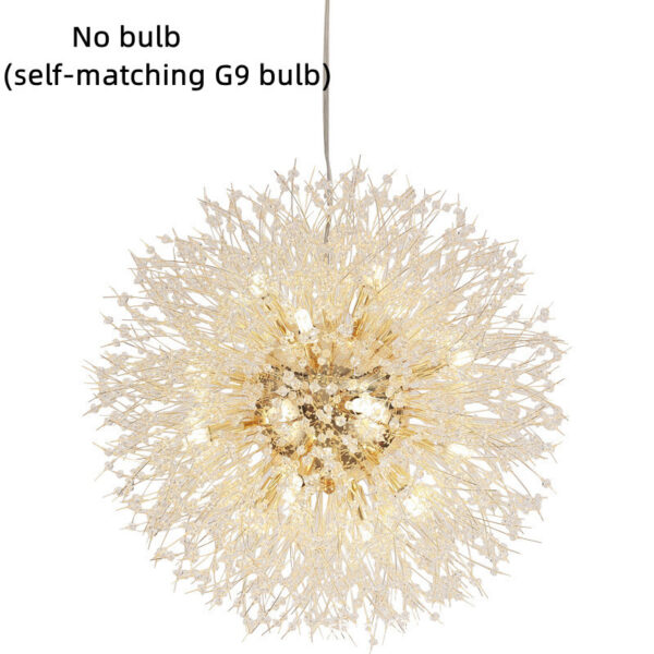 Dandelion Crystal Chandelier Restaurant Bedroom Clothing Shop Lighting - Image 4