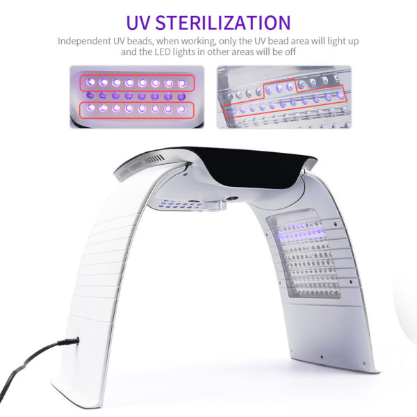 Colorful LED Photon Skin Rejuvenation Beauty Instrument Hot And Cold Spray - Image 4