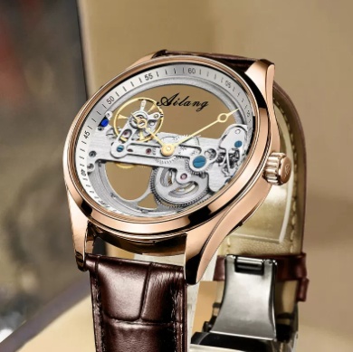 Automatic Mechanical Watch Creative Hollow Male Watch Generation Silicone Band Watch - Image 14