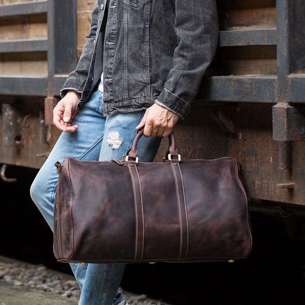 Vintage Genuine Cowhide Men