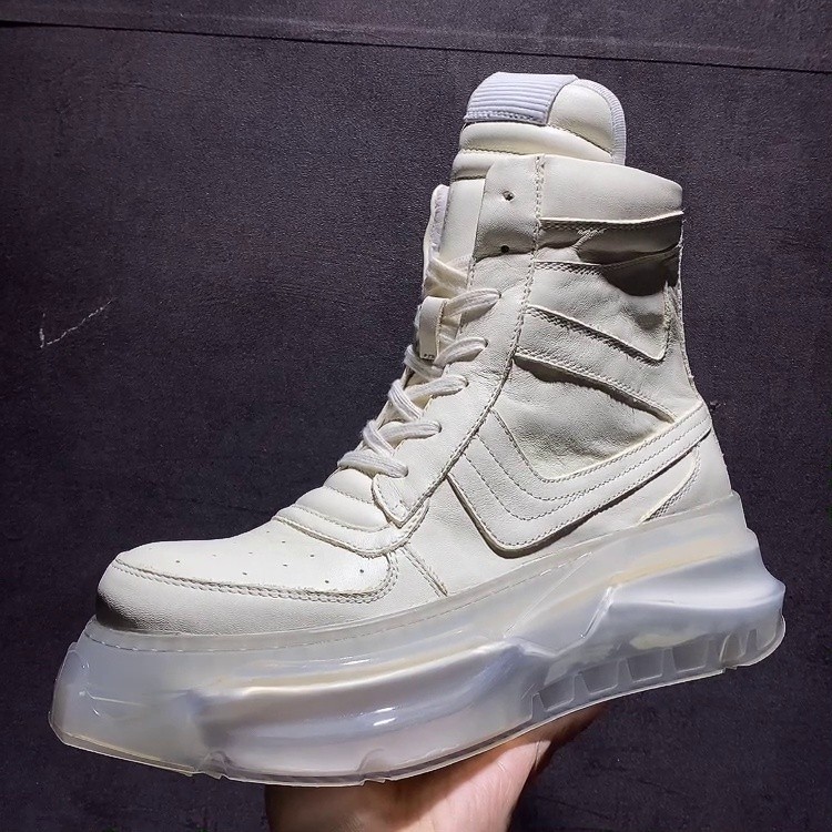 Men's High Top Sneakers Leather Sports Leisure