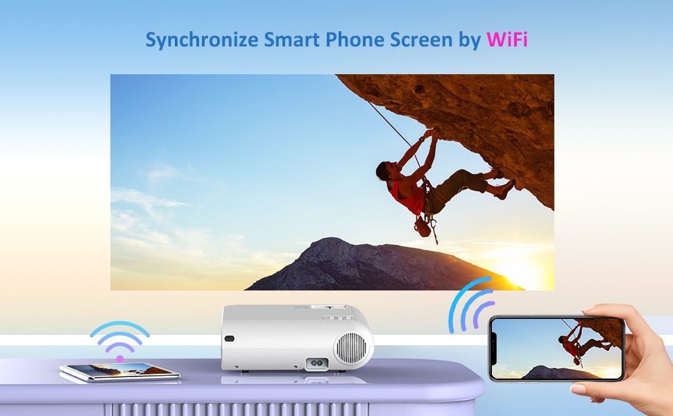 720p Portable Smart Projector P62 Supports Home Office HD Projector - Image 7