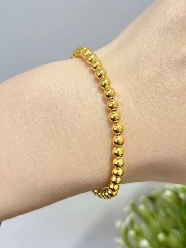 Bead Bead Hand String 999 Full Gold Material 5D Cyanide Free - Image 5