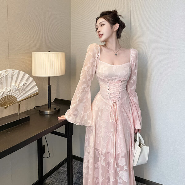 Vacation Style Lace Dress Women - Image 5