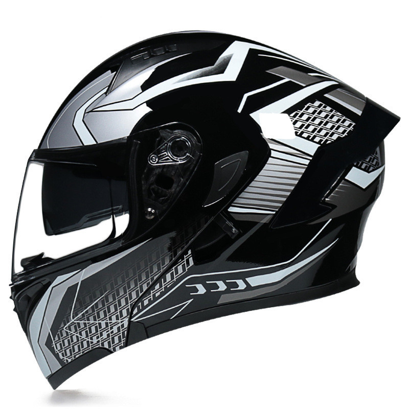 Half Helmet Helmet Personality Winter Locomotive Gray - Image 75