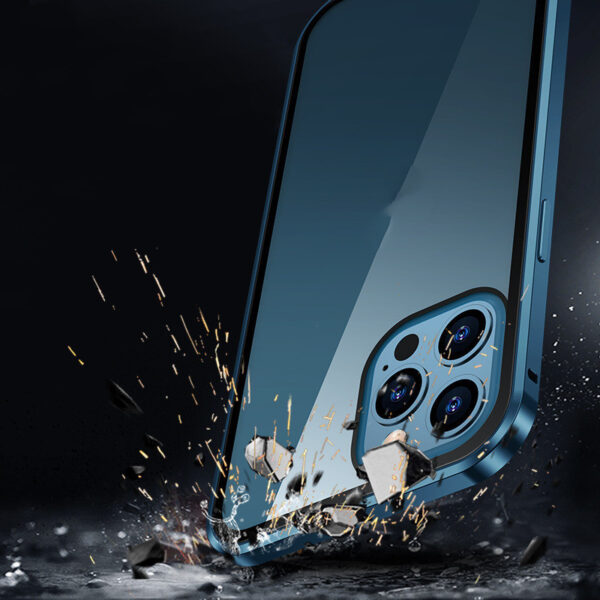 Stylish Double Sided Snap Lock Privacy Phone Case - Image 3