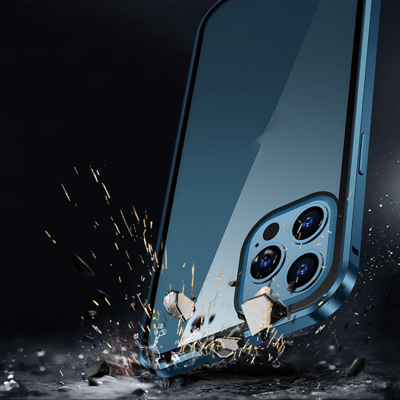 Stylish Double Sided Snap Lock Privacy Phone Case - Image 3
