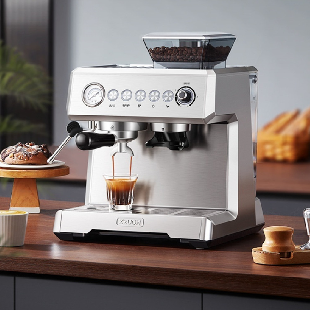 Italian Coffee Machine Fully Automatic Household Freshly Ground Concentrate - Image 1