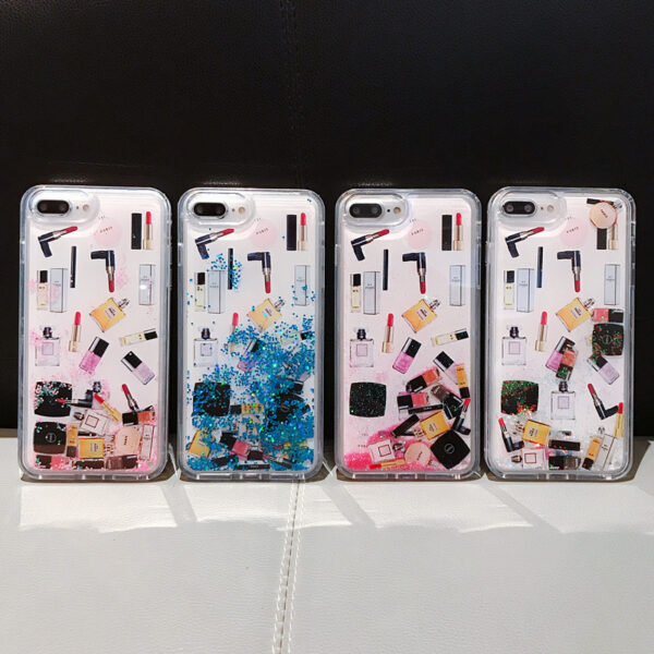 Lipstick perfume bottle quicksand phone case - Image 4