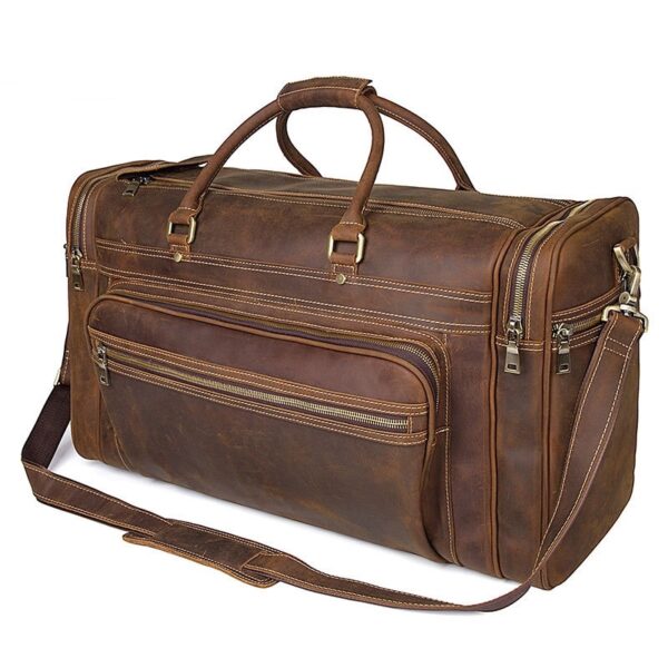 Luggage Crazy Horse Leather Long-distance Travel - Image 9