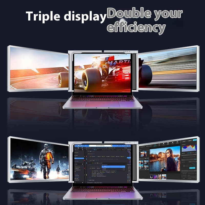 Portable Display Single-screen Dual-screen Display Three-screen Portable Display Notebook Sub-screen - Image 1