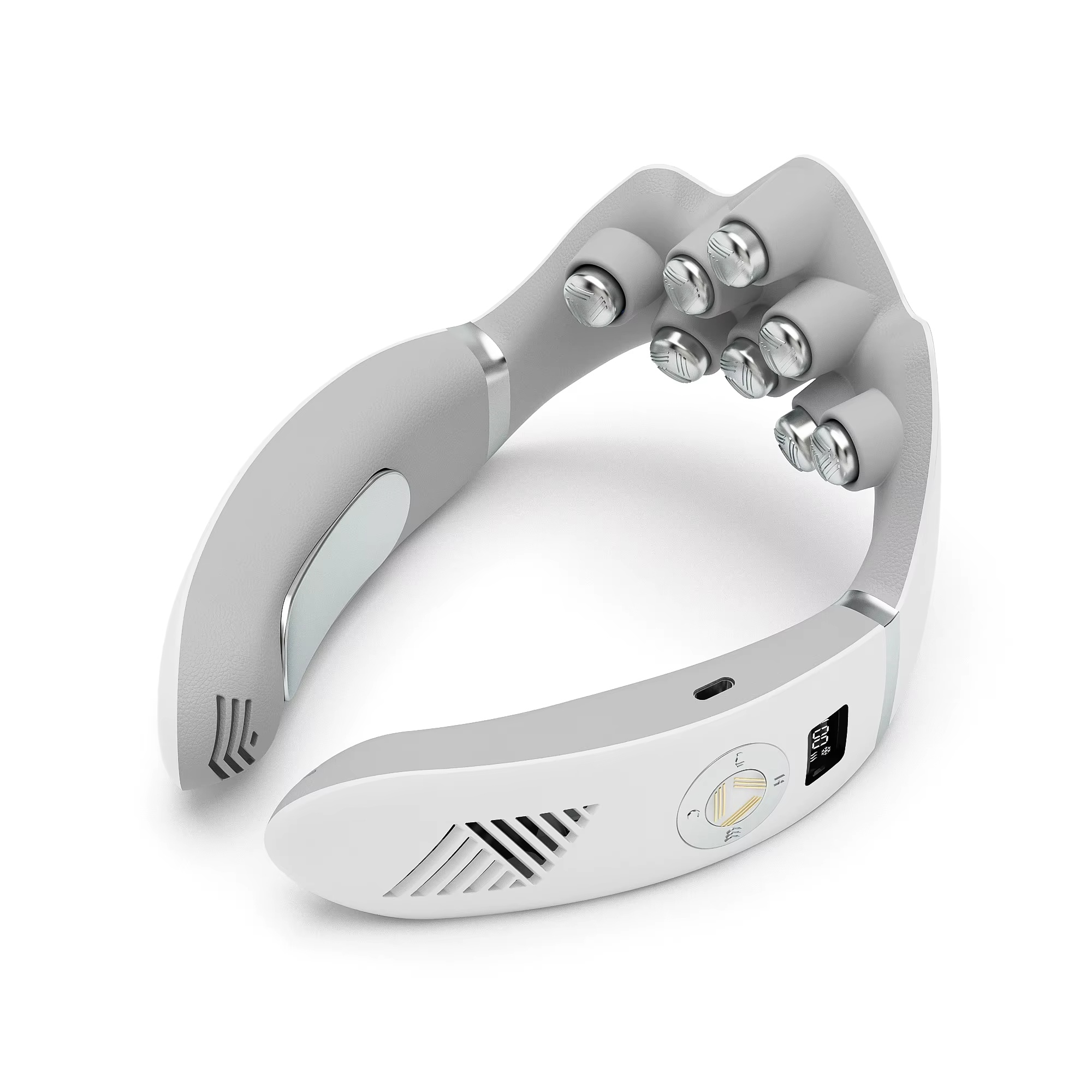 Wholesale Customized Wireless Personal Portable Neck Wearable Massagers Cold And Warm Hanging Neck Massager - Image 1