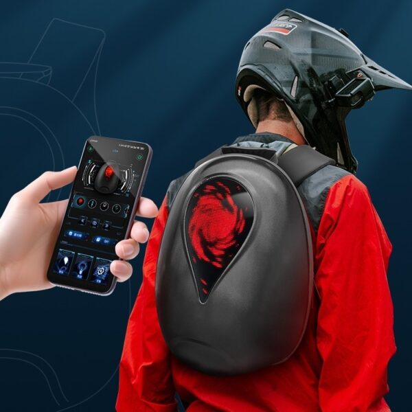 Motorcycle Riding Helmet Bag LED - Image 1