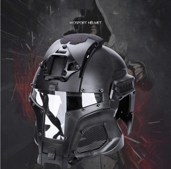 Medieval iron warrior helmet - Image 7