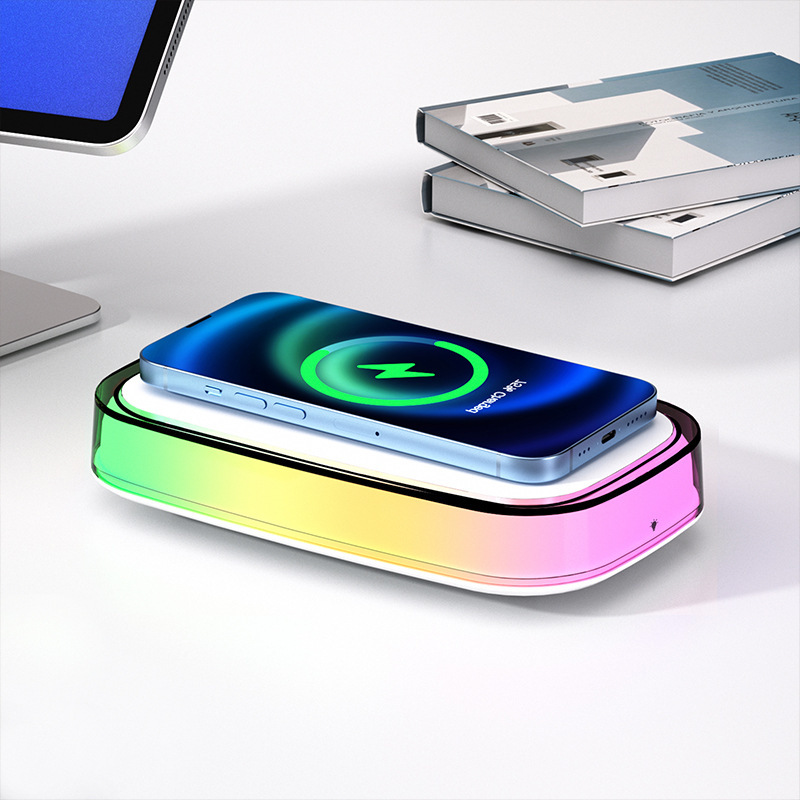 15W Smart Phone Universal Wireless Fast Charging Touch Small Night Lamp - Image 2
