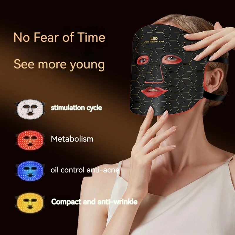 Photon Beauty Mask Household Facial Charging Beauty Instrument Acne Removal Shrink Hole Firming Skin Wrinkle Removal - Image 4