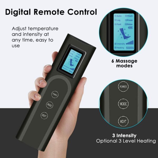 Leg Massager With Heat On Knee Cordless Air Compression For - Image 8