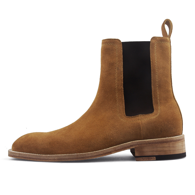Handmade Boots Men's Genuine Leather Retro