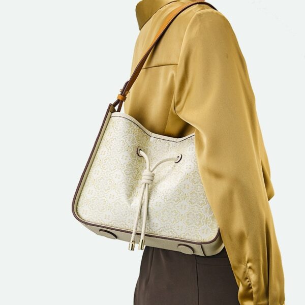 Light Luxury National Style Genuine Leather Underarm Bag Large Capacity - Image 6