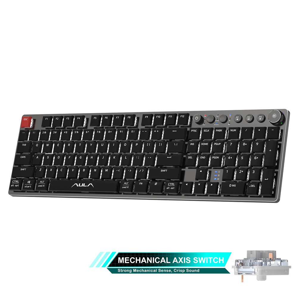Wireless Mechanical Keyboard Thin 104 Keys - Image 3