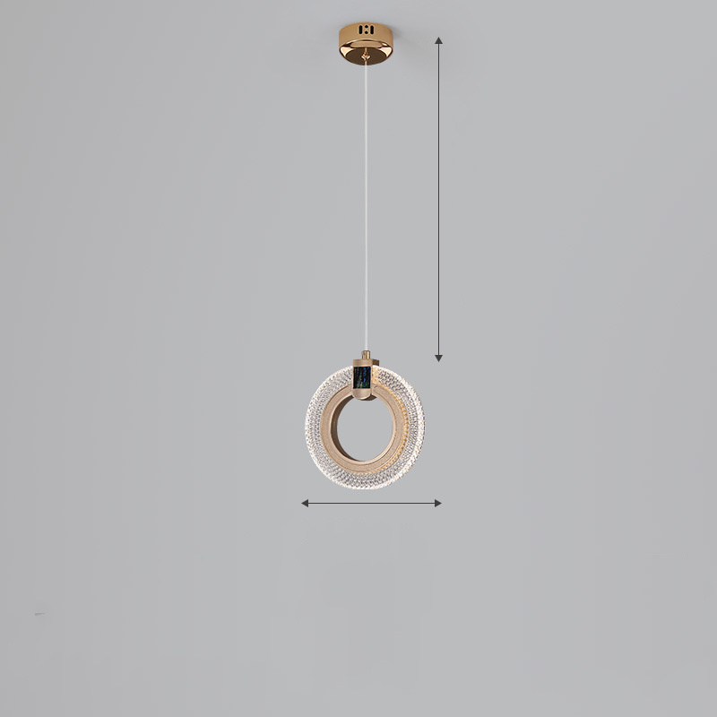 Light Luxury Postmodern Extremely Simple Head Small Chandelier - Image 6