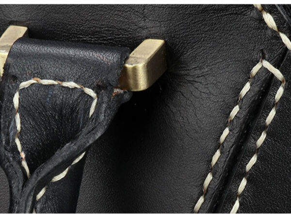Ladies Shell Toe Layer Leather Tote Multipurpose Bag - Image 7