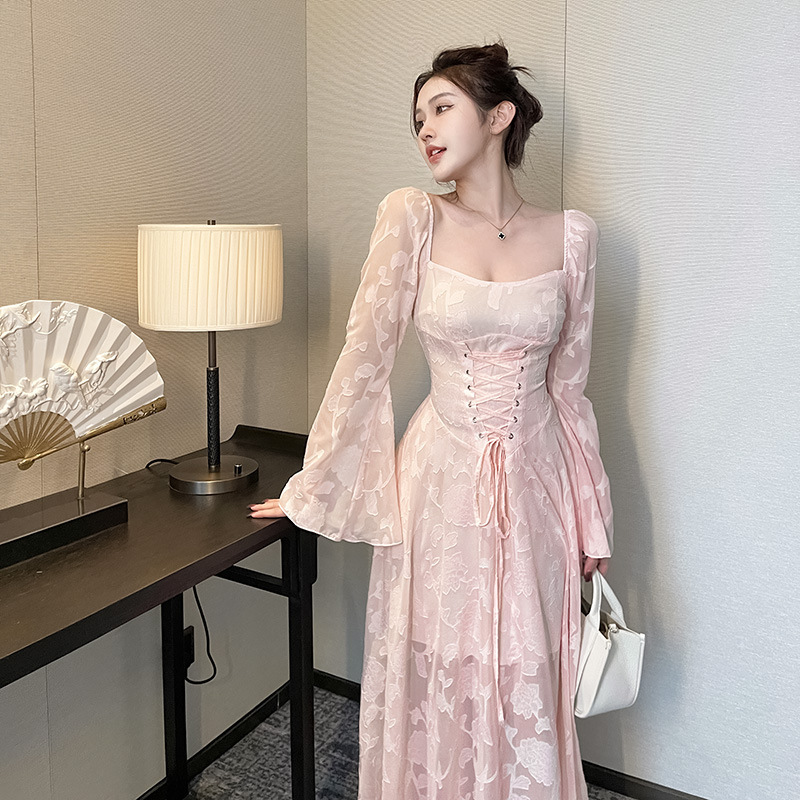 Vacation Style Lace Dress Women - Image 9