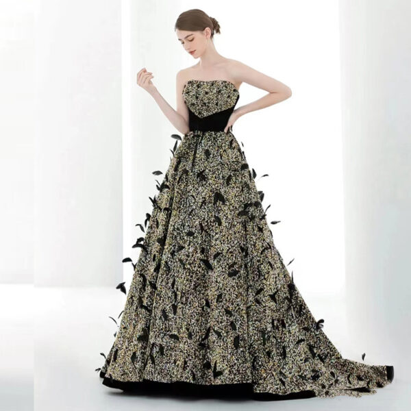 Women's Fashion Temperament Sequins Sheath Dresses - Image 16