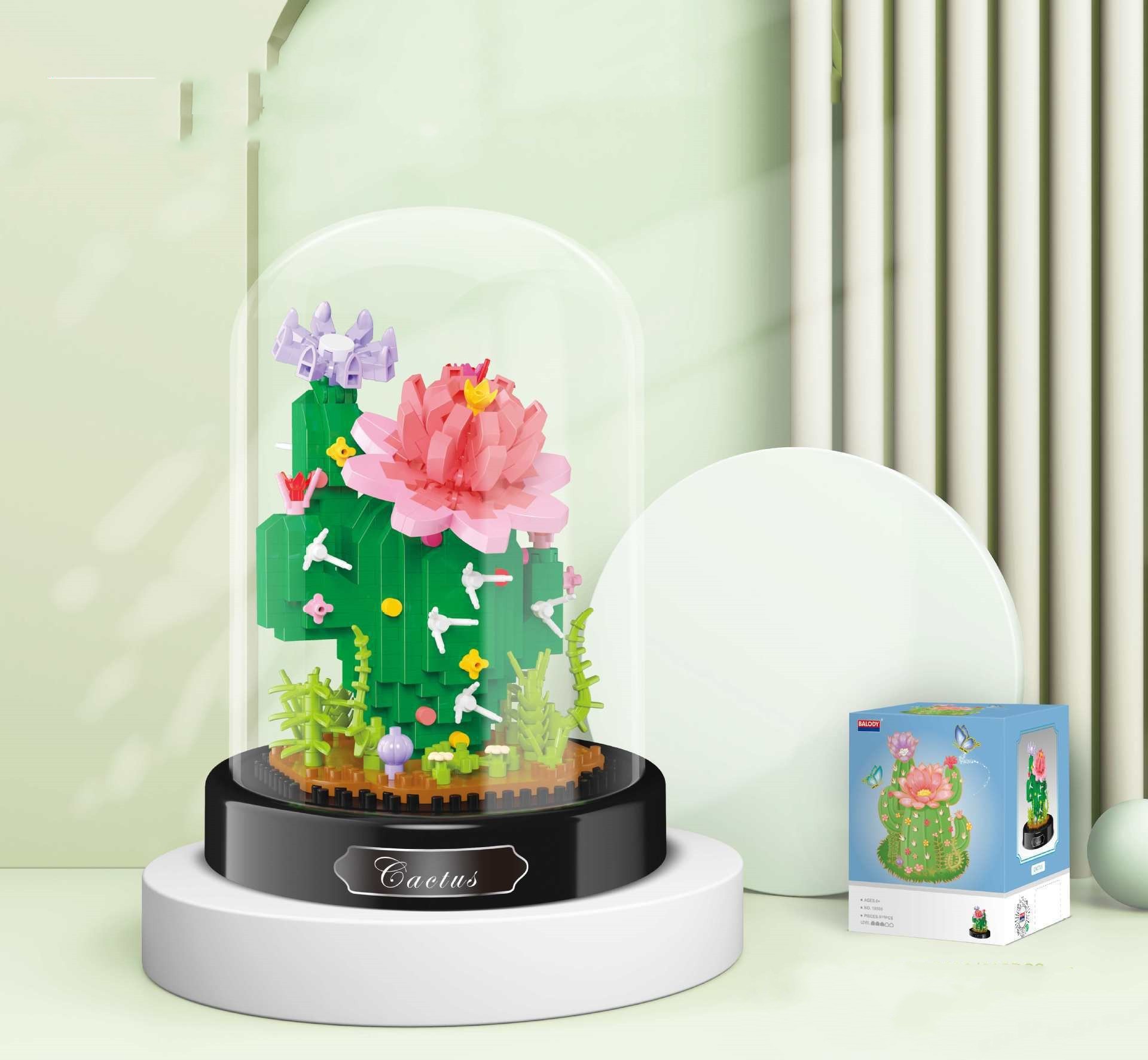 Small Particle Assembly Rose Decoration Toys - Image 25
