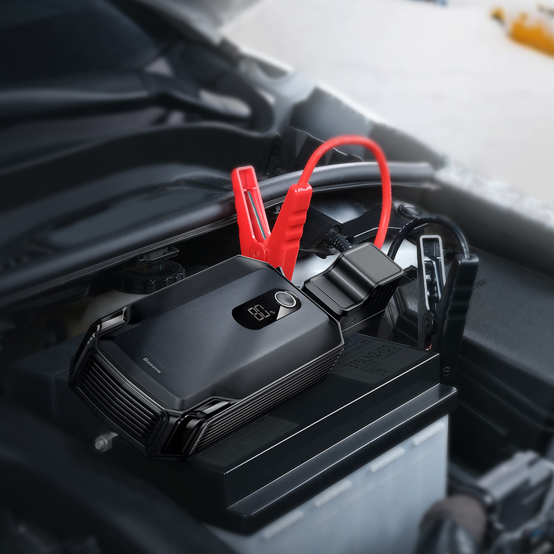 Baseus Super Energy Max Car Emergency Starter  20000mAh Peak Current 2000A Black - Image 3