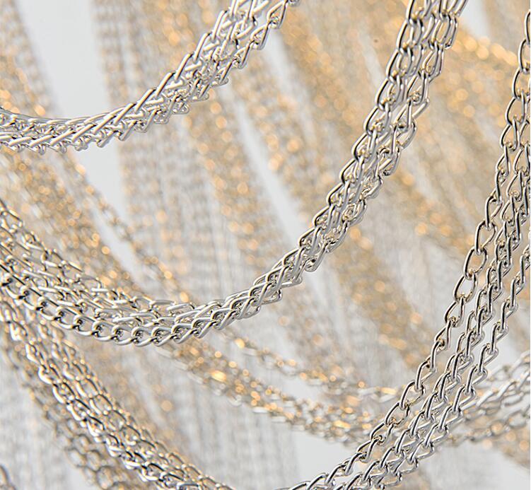 Nordic Light Luxury Tassel Aluminum Chain Living Room Ceiling - Image 3